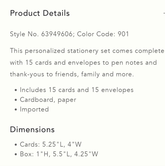 Anthropologie | Other | New Letter C Anthropologie Monogram Boxed Card ...